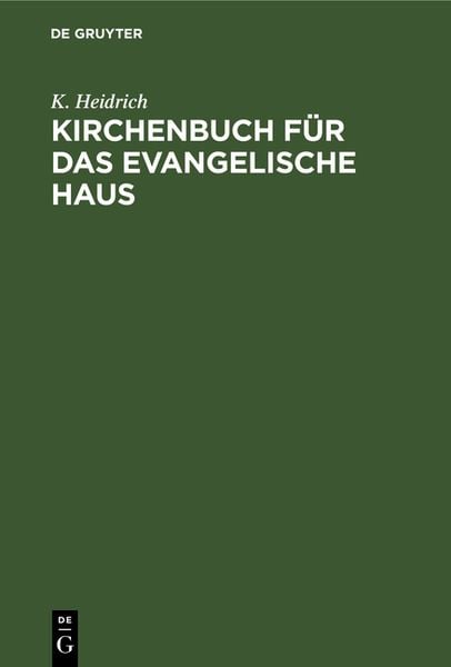 Produktbild: Kirchenbuch f&uuml;r das evangelische Haus