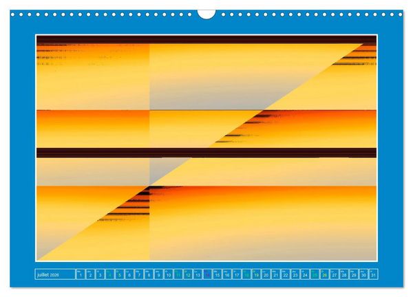 Produktbild: Art abstrait et contemporain (Calendrier mural 2026 DIN A3 vertical), CALVENDO calendrier mensuel