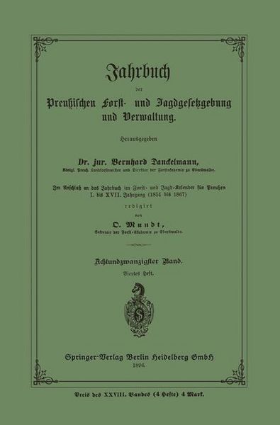 Produktbild: Jahrbuch der Preu&szlig;ischen Frost- und Jagdgesetzgebung und Verwaltung