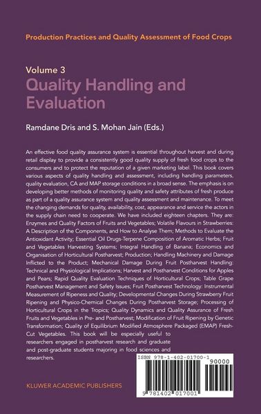 Produktbild: Quality Handling and Evaluation