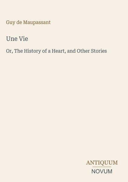 Produktbild: Une Vie