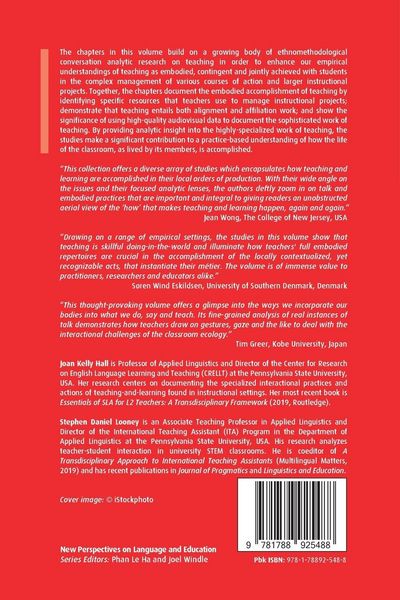 Produktbild: The Embodied Work of Teaching