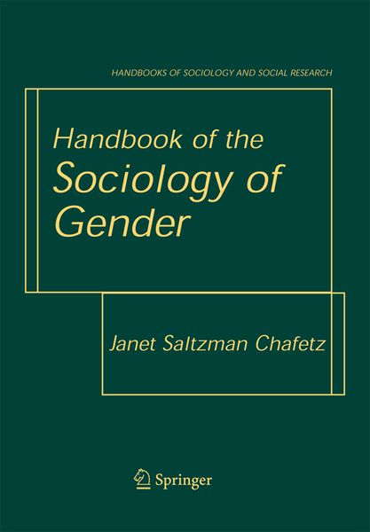 Produktbild: Handbook of the Sociology of Gender