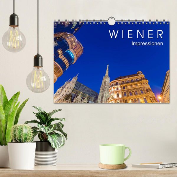 Produktbild: W I E N E R Impressionen (Wandkalender 2026 DIN A4 quer), CALVENDO Monatskalender