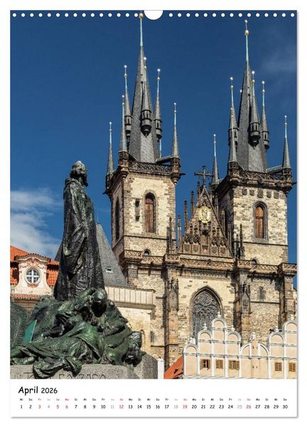 Produktbild: Prachtvolles Prag (Wandkalender 2026 DIN A3 hoch), CALVENDO Monatskalender