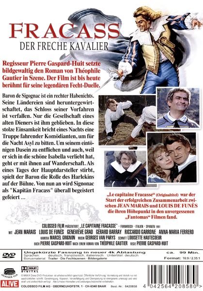 Produktbild: Fracass - der freche Kavalier (uncut) (abgetastet vom Originalnegativ und restauriert)