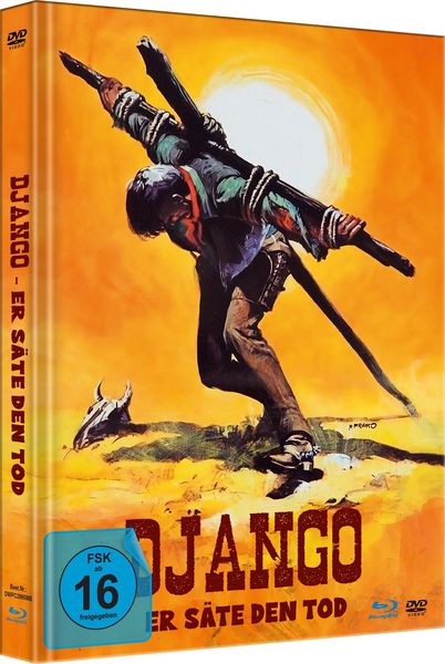 Django - Er säte den Tod (Uncut Limited Mediabook, in HD neu abgetastet, Blu-ray+DVD+Booklet)