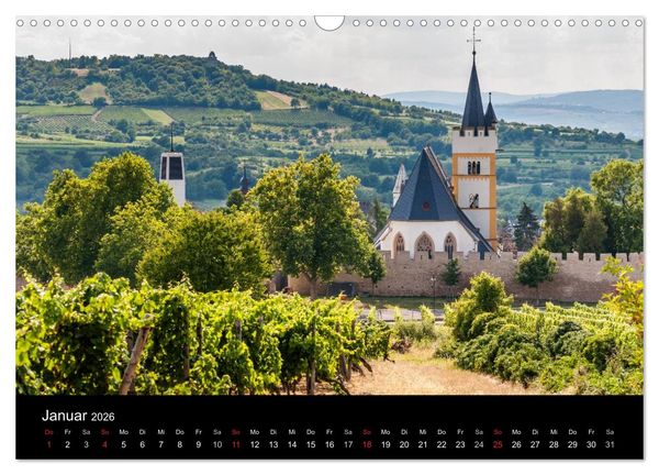 Produktbild: Ingelheim - Stadt des Rotweins und der Kaiserpfalz - Teil I (Wandkalender 2026 DIN A3 quer), CALVENDO Monatskalender