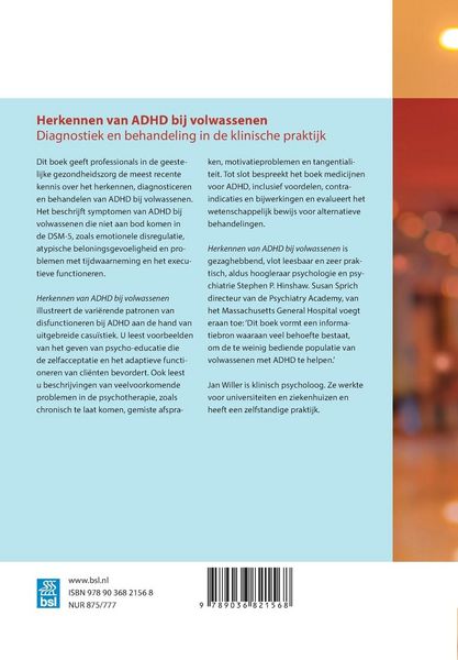 Produktbild: Herkennen van ADHD bij volwassenen