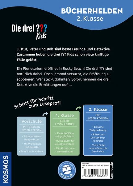 Produktbild: Die drei ??? Kids, B&uuml;cherhelden 2. Klasse, Planetarium in Gefahr