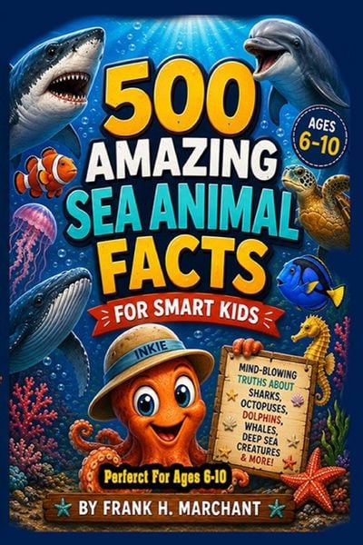 Produktbild: 500 Amazing Sea Animal Facts For Smart Kids