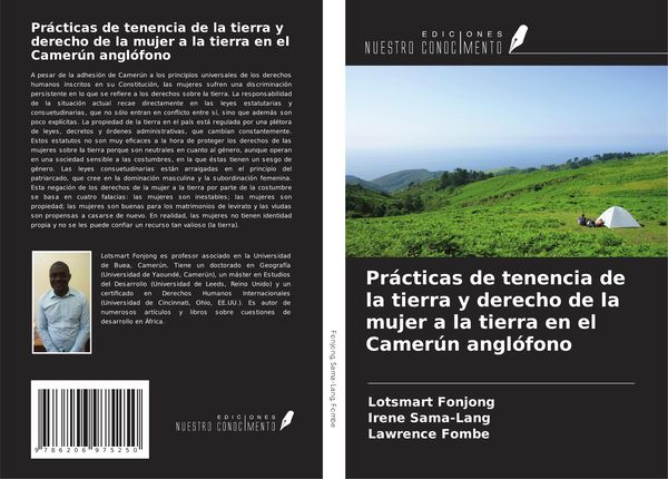 Produktbild: Pr&aacute;cticas de tenencia de la tierra y derecho de la mujer a la tierra en el Camer&uacute;n angl&oacute;fono