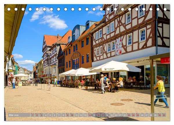Produktbild: Ein Blick auf Frankenberg an der Eder (Tischkalender 2026 DIN A5 quer), CALVENDO Monatskalender