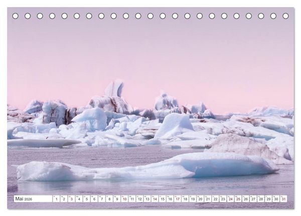 Produktbild: Magie des Nordens, Island und Norwegen (Tischkalender 2026 DIN A5 quer), CALVENDO Monatskalender