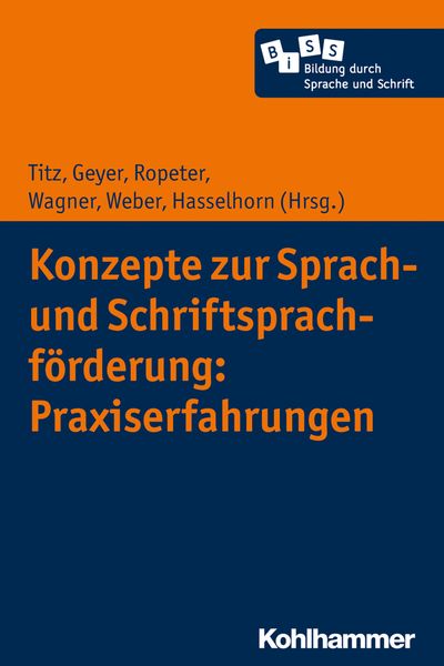 Produktbild: Konzepte zur Sprach- und Schriftsprachf&ouml;rderung: Praxiserfahrungen