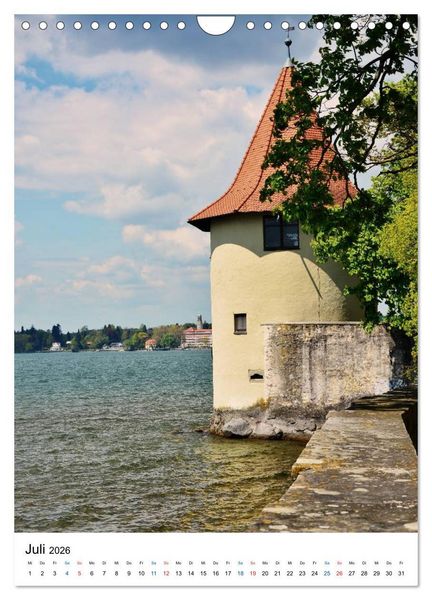 Produktbild: Lindau - Inselstadt am Bodensee (Wandkalender 2026 DIN A4 hoch), CALVENDO Monatskalender