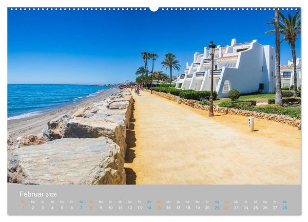 Produktbild: Marbella - andalusische Mittelmeerk&uuml;ste (Wandkalender 2026 DIN A2 quer), CALVENDO Monatskalender