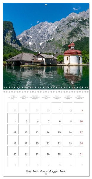 Produktbild: Berchtesgaden - Bavarian Alps, Lakes and Nature (Wall Calendar 2026 12 &times; 12 Inch) CALVENDO 12 Month Wall Calendar