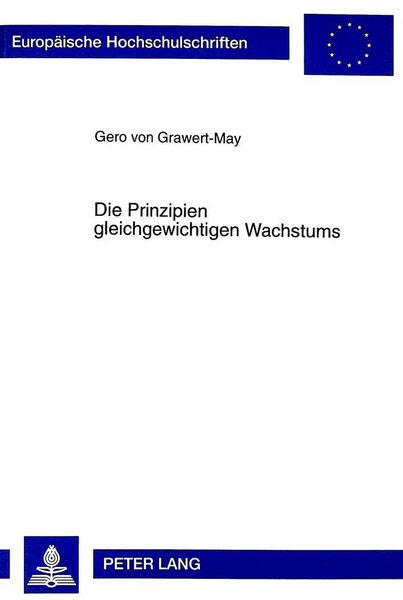 Produktbild: Die Prinzipien gleichgewichtigen Wachstums