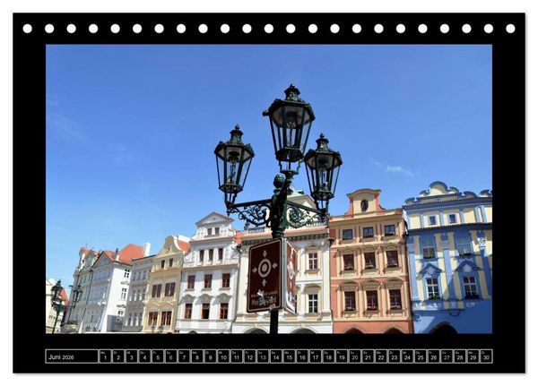 Produktbild: Stra&szlig;enlaternen in Europa (Tischkalender 2026 DIN A5 quer), CALVENDO Monatskalender