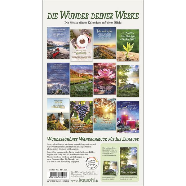 Produktbild: Die Wunder deiner Werke 2026