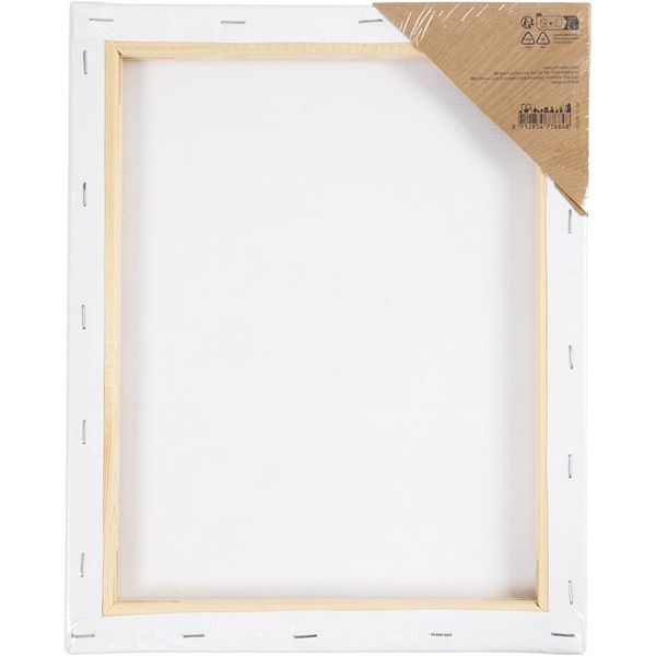 Produktbild: Creativ Company Mal-Leinwand mit Aufdruck, Zitrusfr&uuml;chte, T 1,6 cm, Gr&ouml;&szlig;e 24x30 cm, 360 g, 1 Stk