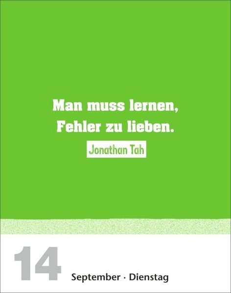 Produktbild: Lattenknaller Tagesabrei&szlig;kalender 2027 - Die witzigsten Fu&szlig;ballerspr&uuml;che