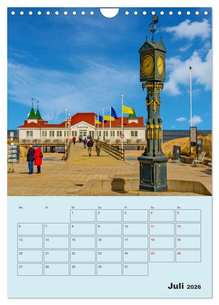 Produktbild: Kaiserb&auml;der auf Usedom (Wandkalender 2026 DIN A4 hoch), CALVENDO Monatskalender
