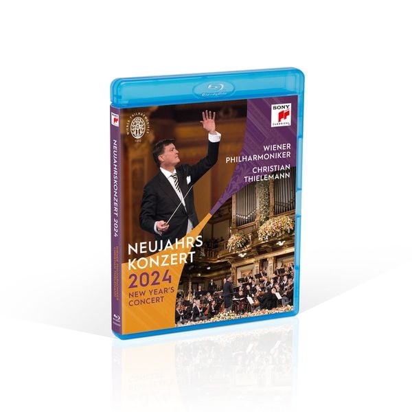 Produktbild: Neujahrskonzert 2024/ New Year's Concert 2024 - Wiener Philharmoniker / Christian Thielemann