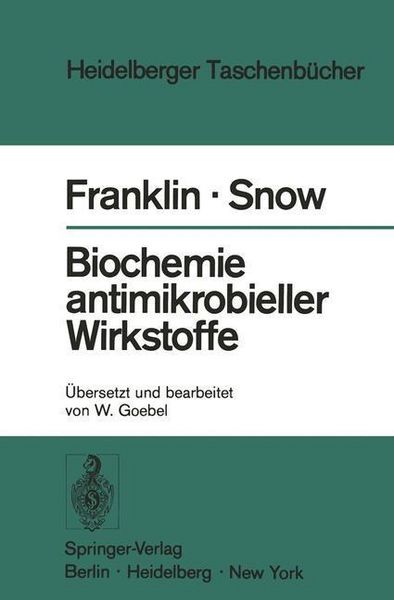 Produktbild: Biochemie antimikrobieller Wirkstoffe