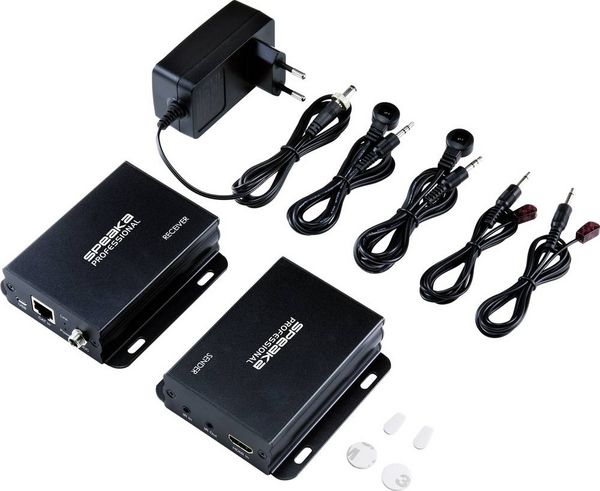 Produktbild: SpeaKa Professional HDMI&reg; Extender (Verl&auml;ngerung) &uuml;ber Netzwerkkabel RJ45 50m