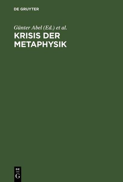 Produktbild: Krisis der Metaphysik