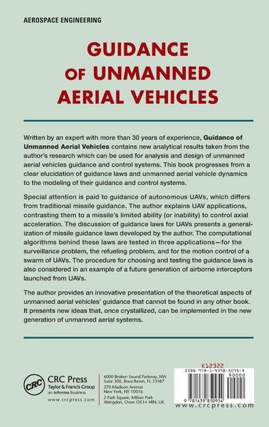 Produktbild: Guidance of Unmanned Aerial Vehicles