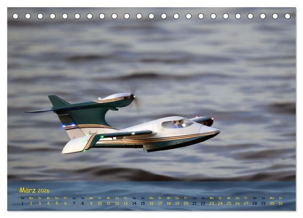 Produktbild: Abenteuer Wasserflug (Tischkalender 2026 DIN A5 quer), CALVENDO Monatskalender
