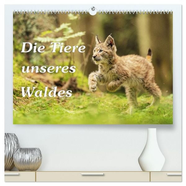 Die Tiere unseres Waldes (hochwertiger Premium Wandkalender 2026 DIN A2 quer), Kunstdruck in Hochglanz