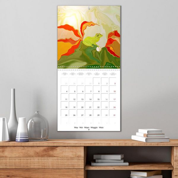 Produktbild: Des r&ecirc;ves f&eacute;eriques - Peinture digitale (Calendrier mural carr&eacute; 2026 30x30 cm) Calendrier double avec une page pour vos prises de notes