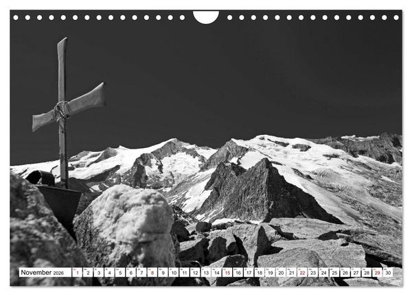 Produktbild: Dreitausender in den Alpen (Wandkalender 2026 DIN A4 quer), CALVENDO Monatskalender