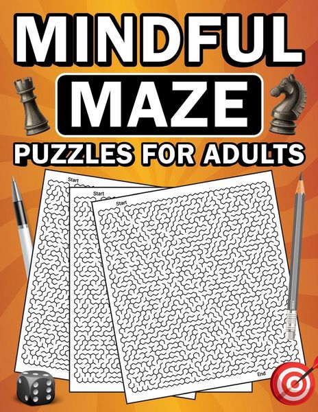 Produktbild: Mindful Maze Puzzles for Adults