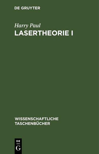 Produktbild: Lasertheorie I