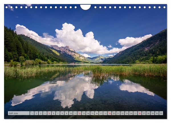 Produktbild: Urlaub im Tannheimer Tal (Wandkalender 2026 DIN A4 quer), CALVENDO Monatskalender