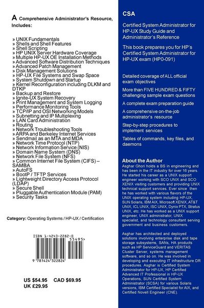 Produktbild: Certified System Administrator for HP-UX