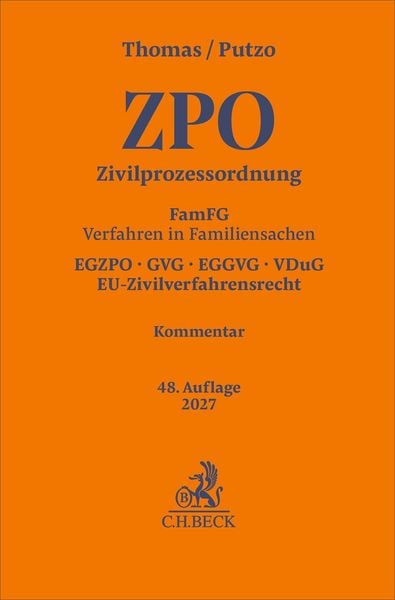 Produktbild: Zivilprozessordnung. ZPO