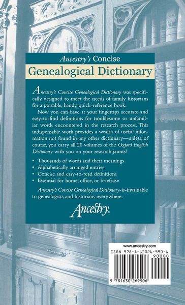 Produktbild: Ancestry's Concise Genealogical Dictionary