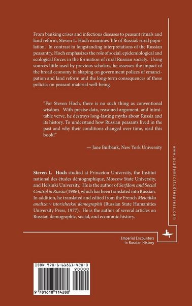 Produktbild: Essays in Russian Social and Economic History