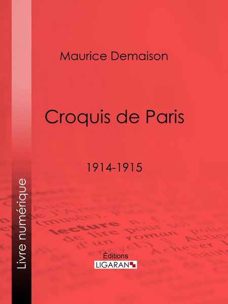 Produktbild: Croquis de Paris