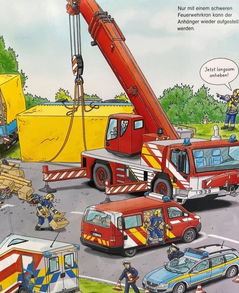Produktbild: Mit Blaulicht zum Einsatz! Feuerwehr und Polizei
