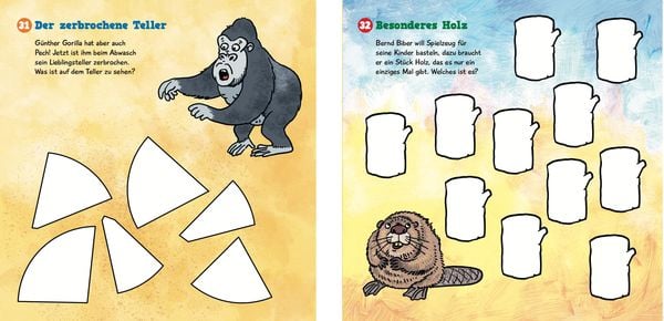 Produktbild: Zauberpapier Rätselbuch Tiere