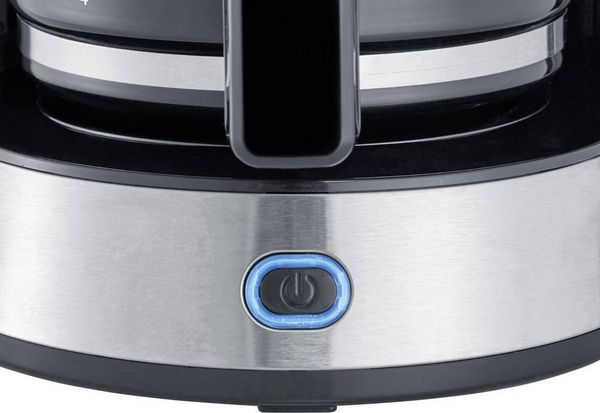 Produktbild: Severin KA 4825 "TYPE SWITCH" Kaffeemaschine Edelstahl, Schwarz Fassungsverm&ouml;gen Tassen=10 Glaskanne