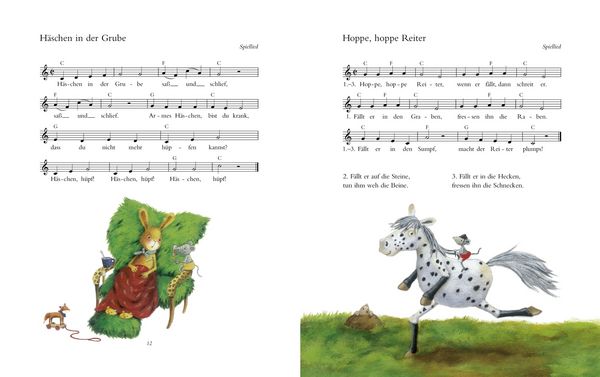 Produktbild: Die sch&ouml;nsten Lieder f&uuml;r Gro&szlig; und Klein