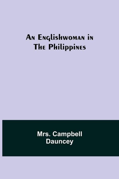 Produktbild: An Englishwoman In The Philippines